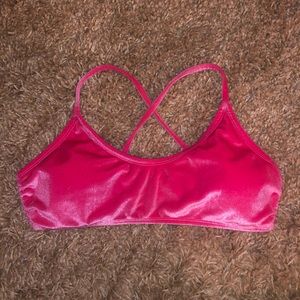 VELVET BIKINI TOP